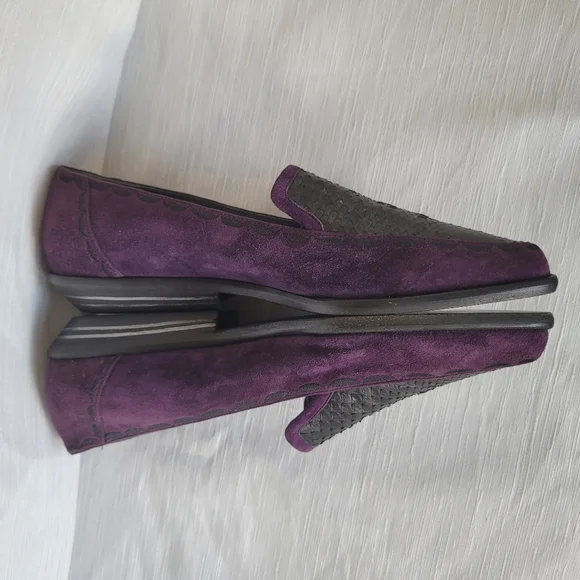 CASADEI Italian high quality luxury  monogram shoe 36 loafer slip on flat - Picture 8 of 17